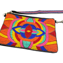 Load image into Gallery viewer, Beaded purse with strap
